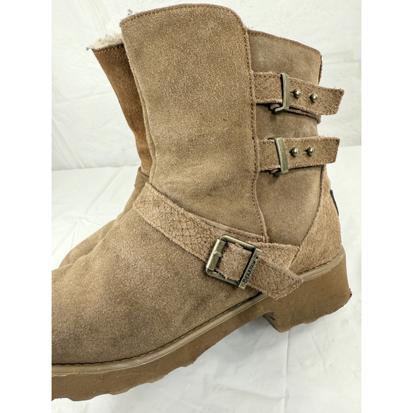 Bearpaw Lucy Women's Wedge Boots Hickory Size 8 - Picture 14 of 15